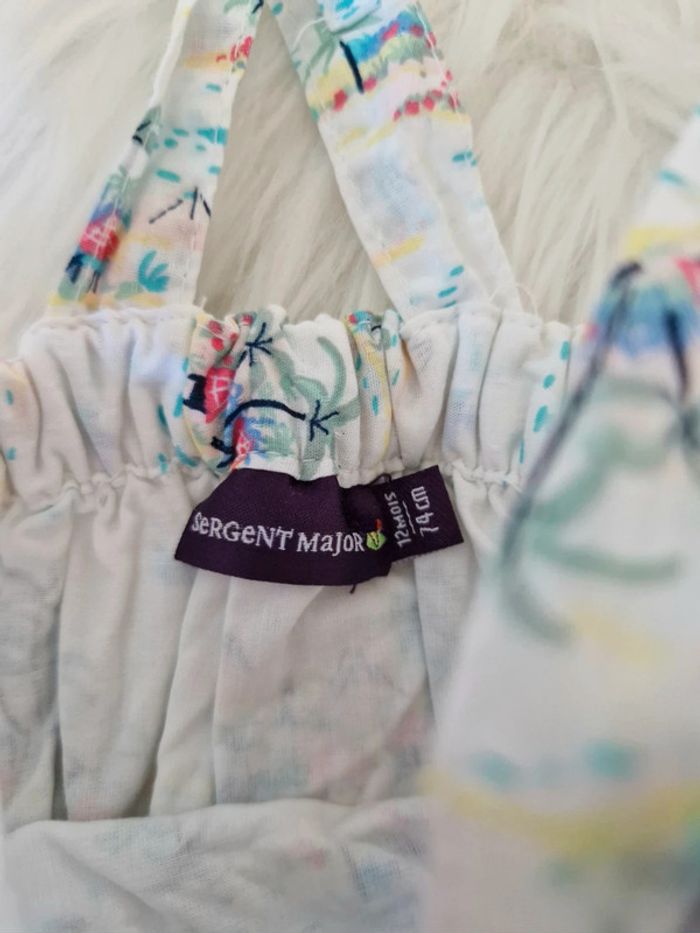 🌴 Barboteuse à motifs Sergent Major 12 mois - photo numéro 3