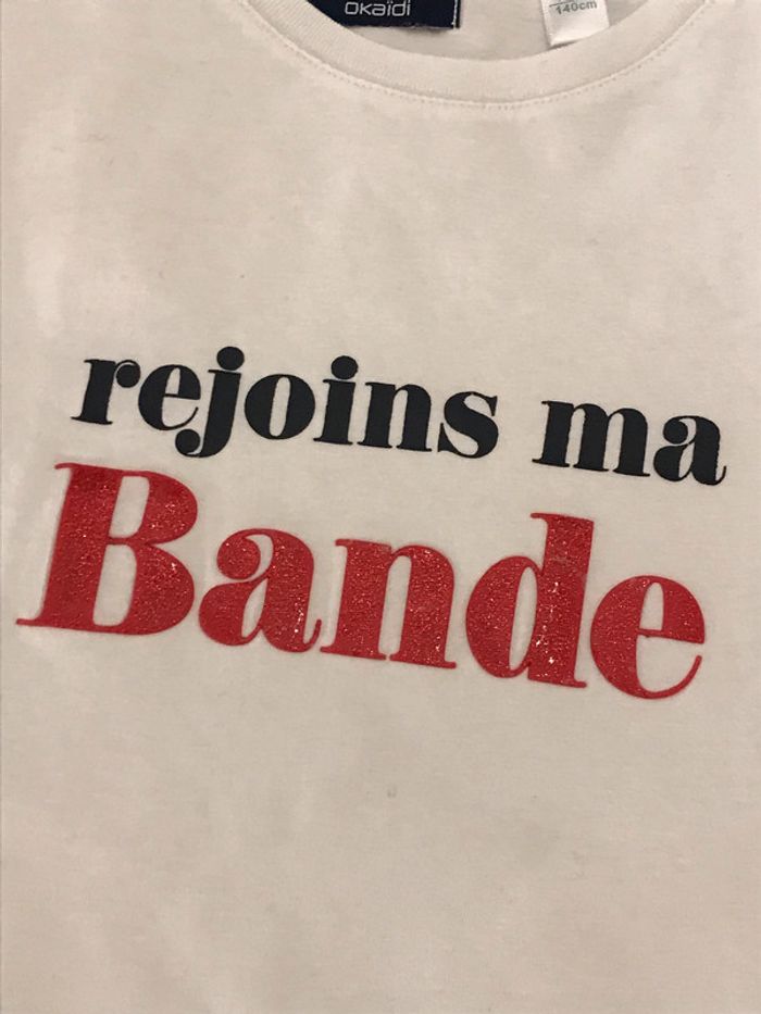 Teeshirt blanc à manches courtes 10 Ans - photo numéro 2