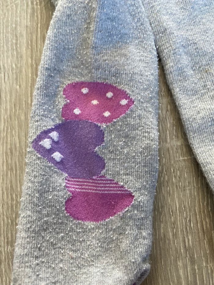 Lot 3 paires de collant gris épais taille 36 mois 3 ans - photo numéro 2