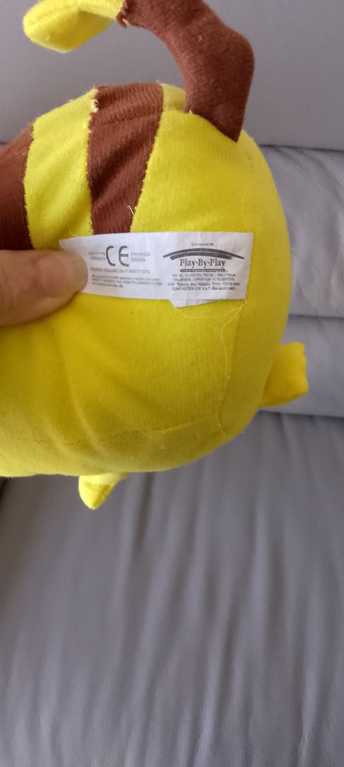 Peluche pikachu vintage collector 1995 nintendo play by play . 19 CMS Très bon état . - photo numéro 5