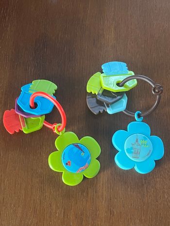 Lot de 2 trousseaux de clés musicaux bébé