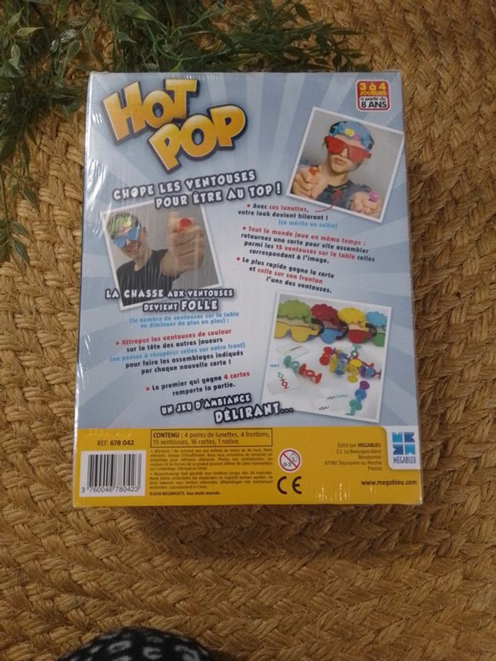🎲jeu d'ambiance: Hot Pop neuf sous blister 8 ans+ et 3 à 4 joueurs - photo numéro 4