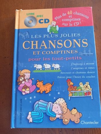 Livre les plus jolies chansons et comptines avec cd