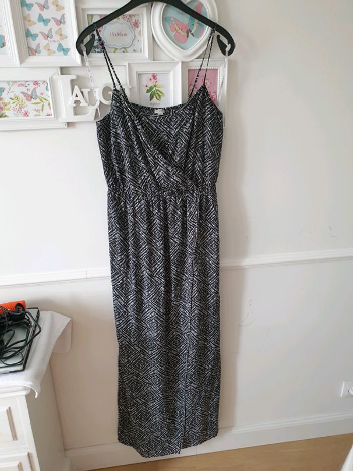 PROMO🌞Robe longue Guess bretelles réglables et fente sur l'avant - photo numéro 7