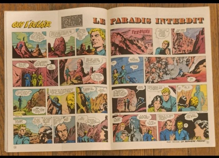 Ancien journal de mickey avec poster Bernard Hinault N°1465 de 1980 vintage - photo numéro 9