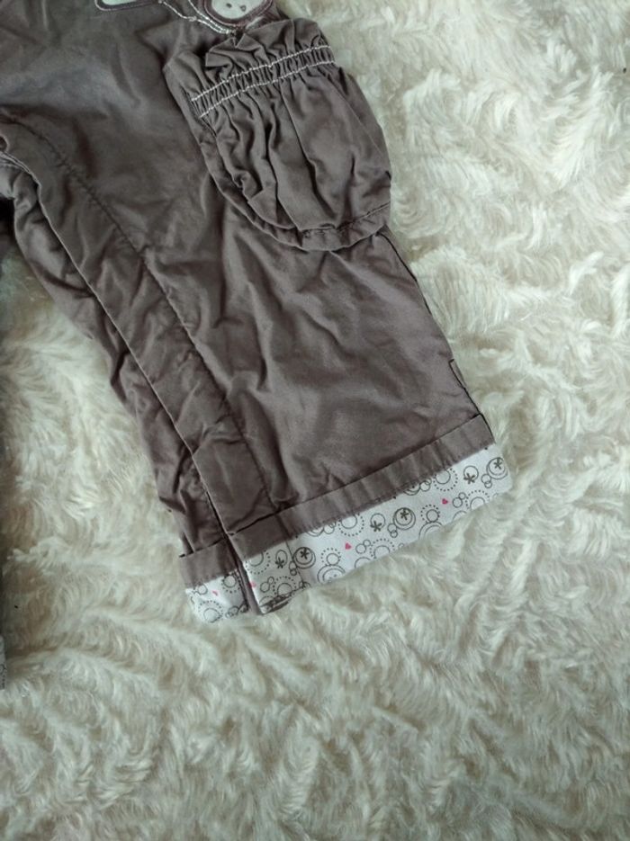 Pantalon doublé Fille 6 mois "Le petit trésor de maman" Lapin cœur Petit Kimbaloo - photo numéro 7