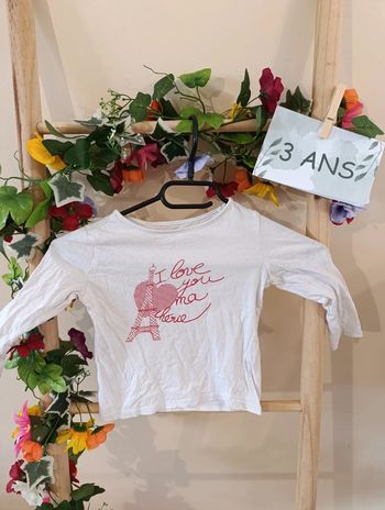 T-shirt manche longue 3ans