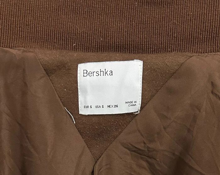 Veste marron bershka marron varsity - photo numéro 6