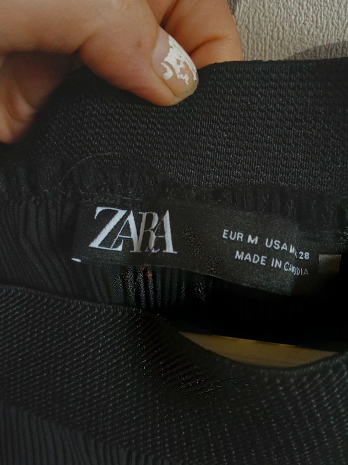 🍍 Pantalon plissé jambe large Zara taille M - photo numéro 6
