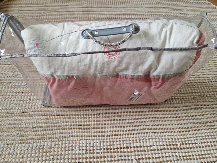 Couvre-lit bébé Aubert – Rose & Blanc - photo numéro 4