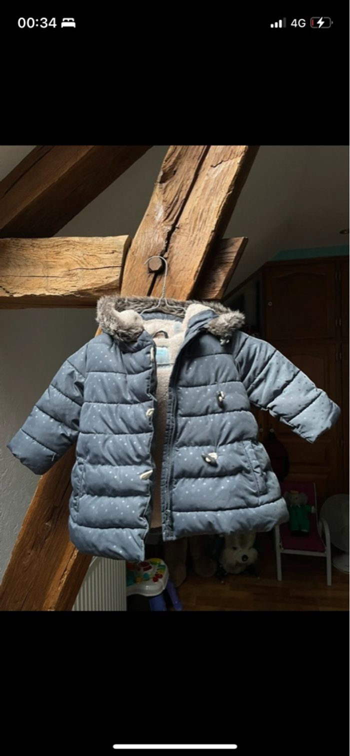 Manteau 12 mois fille