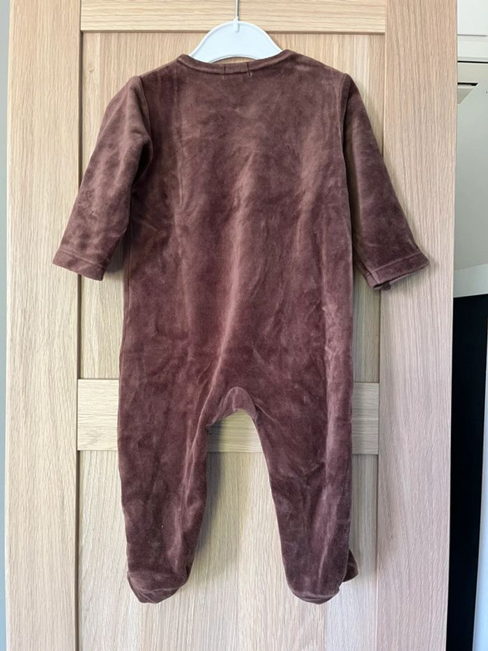 Pyjama DPAM velours 6 mois - photo numéro 2