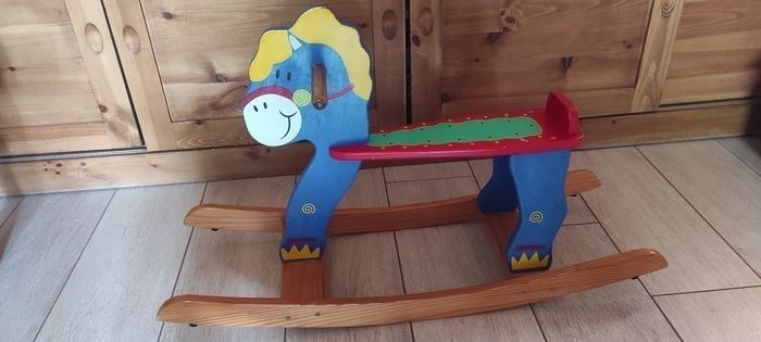 Cheval a bascule bois - photo numéro 2