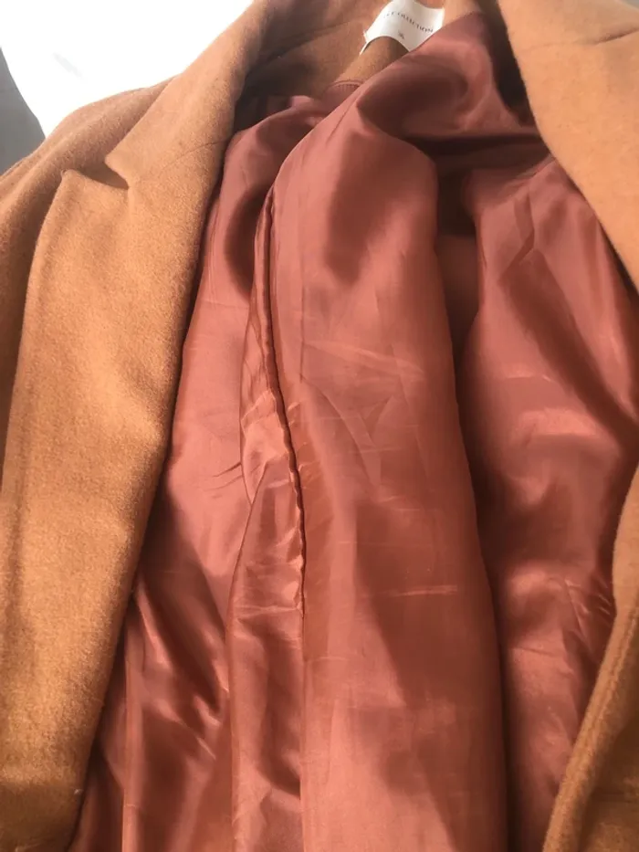 Manteau long couleur camel T36 femme 🧥 - photo numéro 9