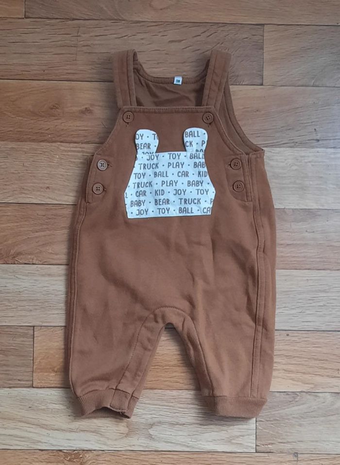 Salopette marron 9 mois
