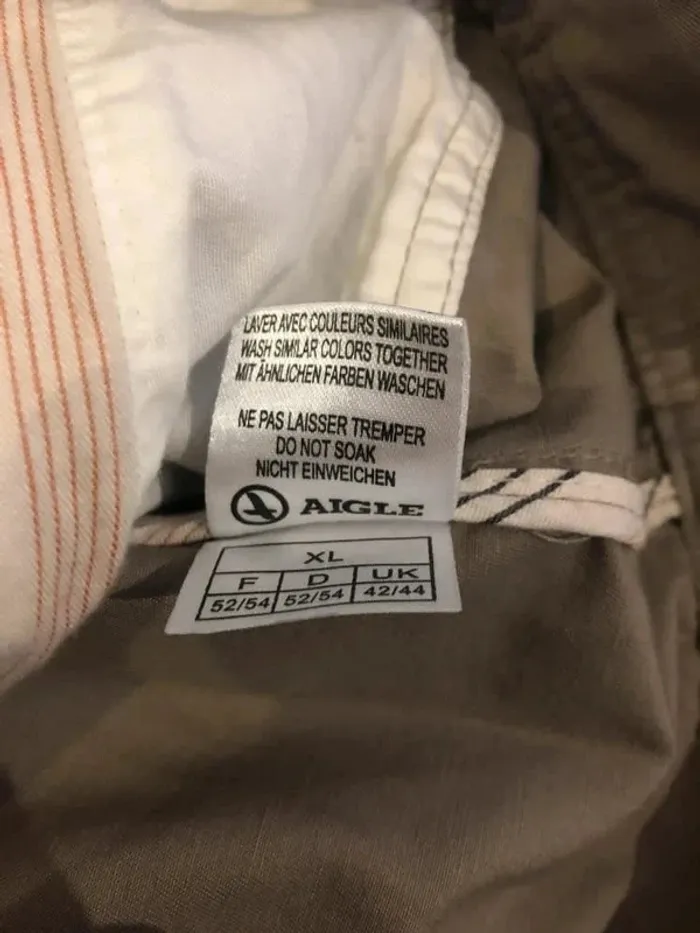 Aigle beige jacket Mens XL - photo numéro 12