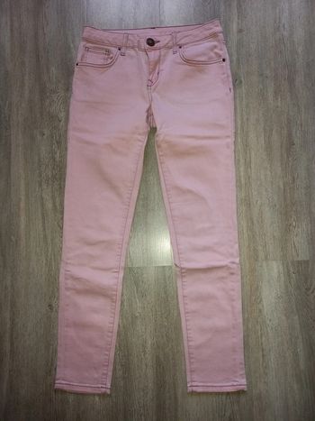 jeans rose slim naf naf taille 34
