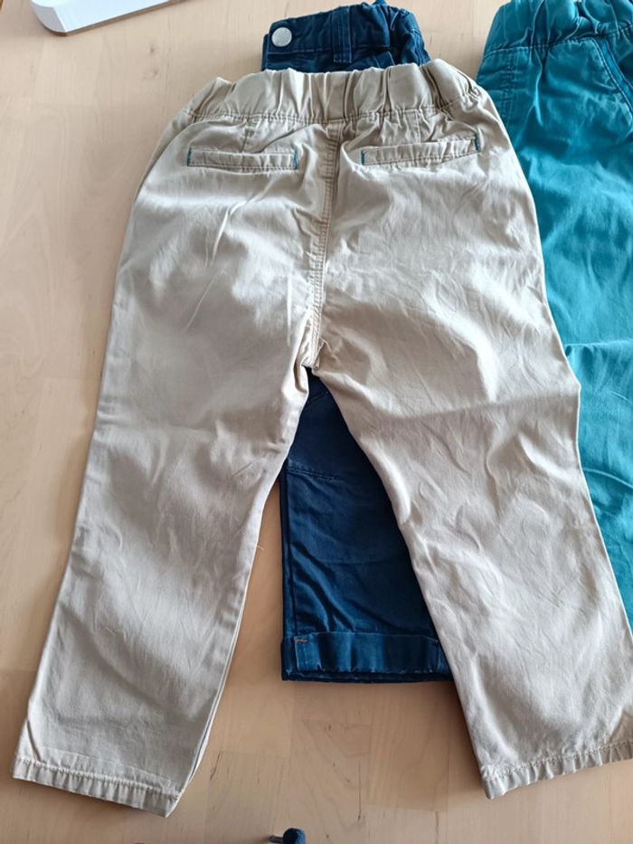 Lot chino 24 mois obaibi taille réglable - photo numéro 6