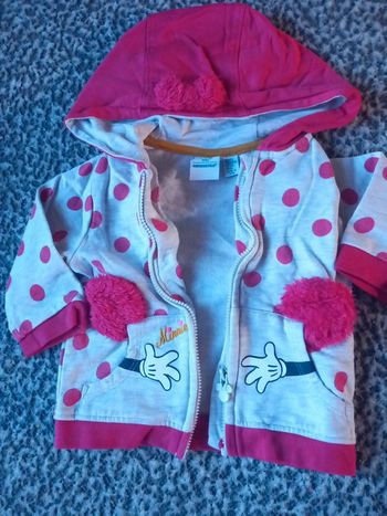 Gilet disney minnie orchestra taille 6mois 67cm