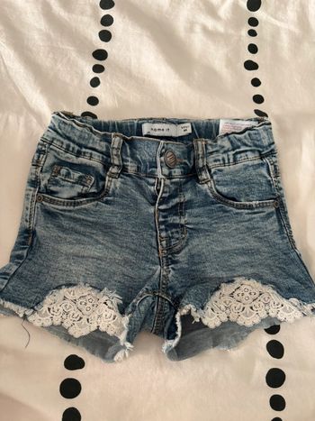 Short en jean fille 1/2 ans