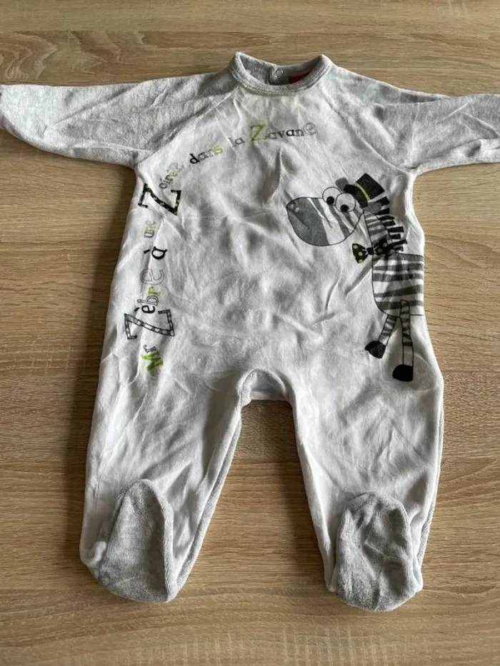 Lot de Pyjama velours 3 mois