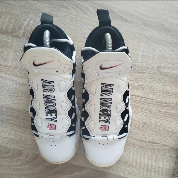 Nike Air More Money Blanc Noir Corail Craie - Taille 40.5 - photo numéro 2