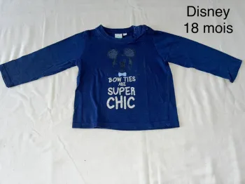 T-shirt manches longues Disney 18 mois
