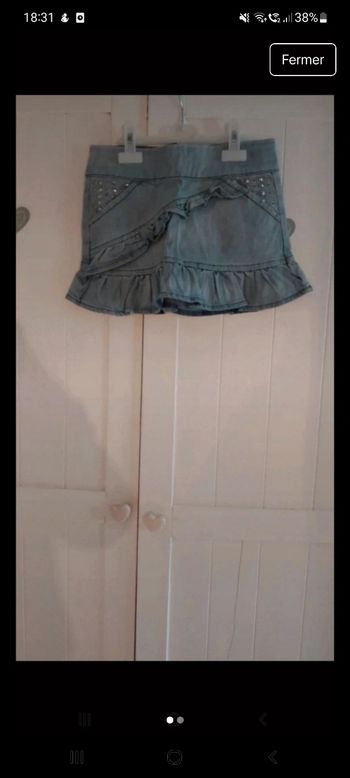Jupe en jeans 