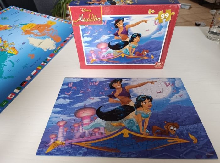 Puzzle Disney Aladin 100 pièces comme neuf - photo numéro 3