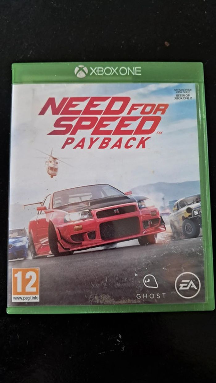 Jeu xbox one NFS payback