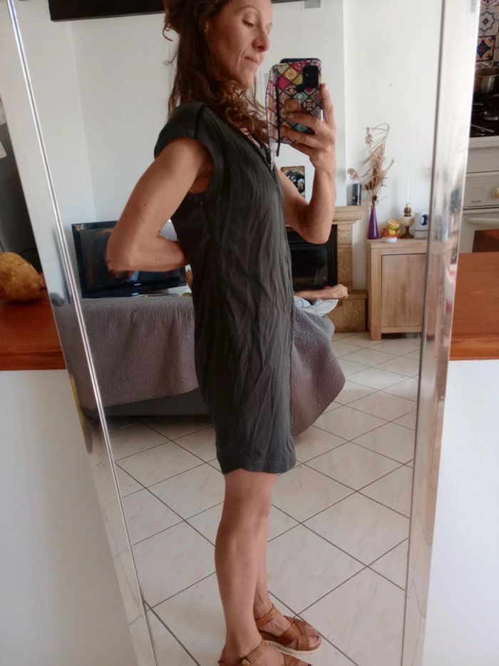Robe 36-38 kaki foncé c44 - photo numéro 3