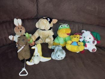 8 peluches