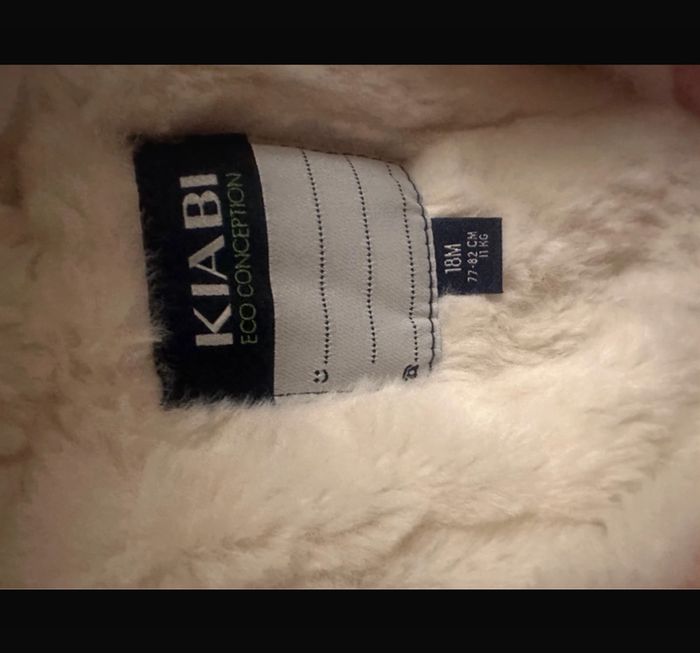 Manteau chaud rose et blanc 18 mois - photo numéro 2