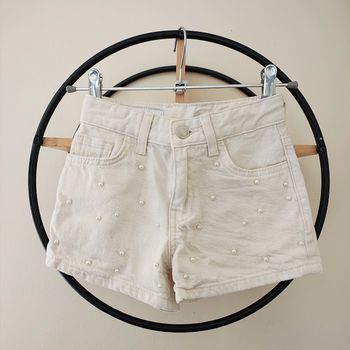 6 ans short perle zara