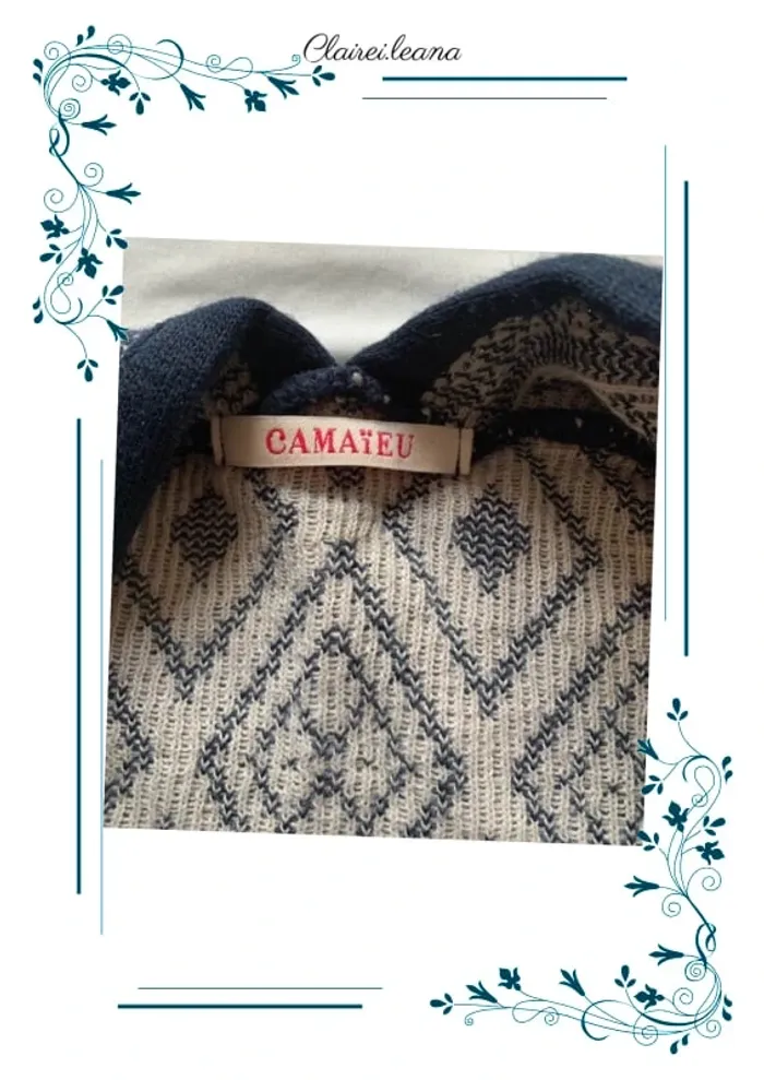 🛑 poncho/pull/veste/hiver 🛑T.unique - photo numéro 2