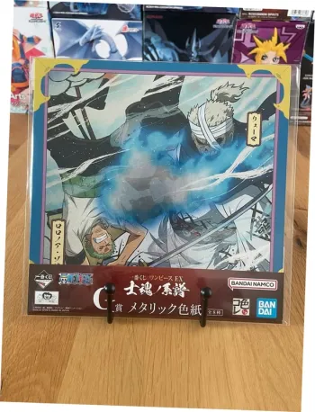 One Piece - Shikishi Roronoa Zoro & Ryuma 20 cm - Ichiban Kuji Shikon no Keifu (Lot G)