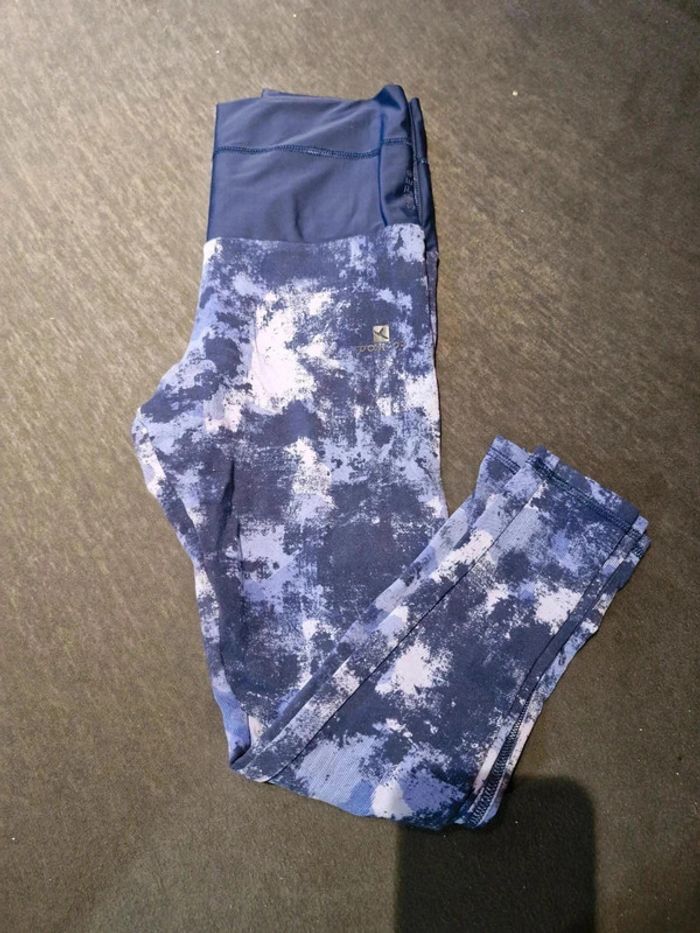 Leggings bleu taille unique domyos