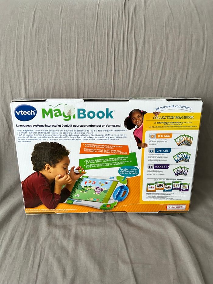 Lot magibook Vtech bleu et vert et 7 livrets - photo numéro 4