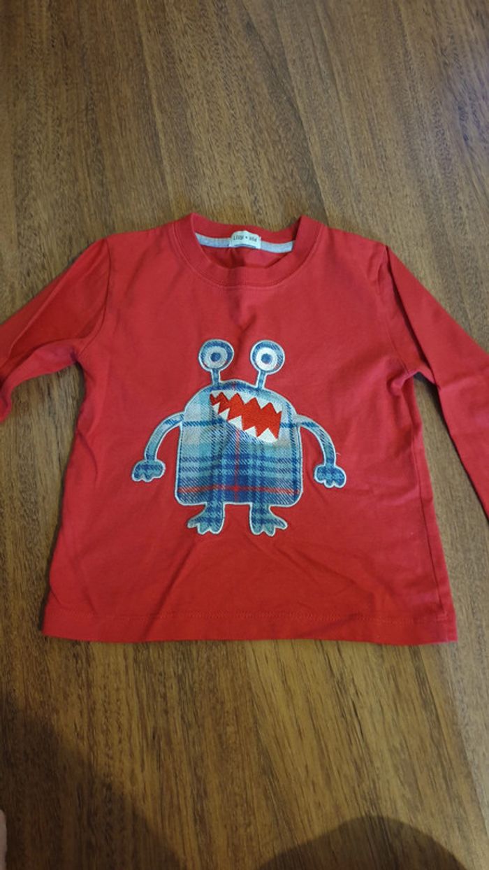 Lot tee-shirt manche longue garçon - photo numéro 3