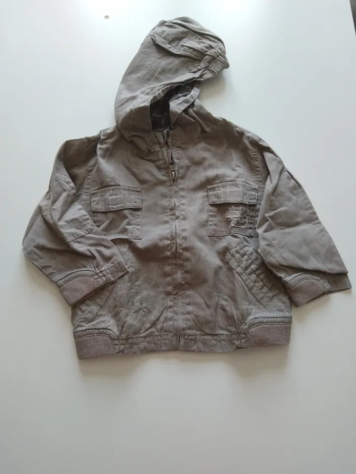 parka légère avec capuche tissaia garcon 12 mois