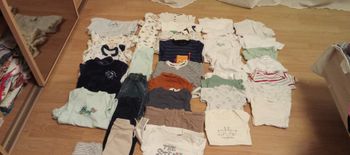 Lot de 36 articles  garçon  6  mois
