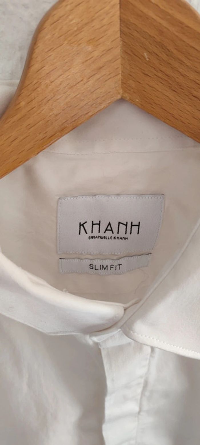 Chemise homme blanc cassé - photo numéro 3