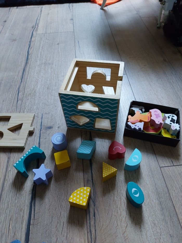 Lot de jeu en bois