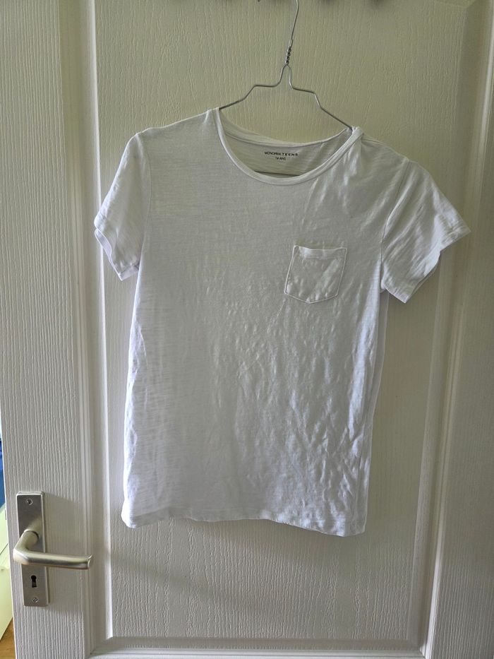 T-shirt blanc Monoprix - Taille 14 ans