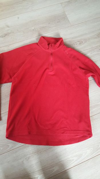 Polaire rouge taille L Quechua