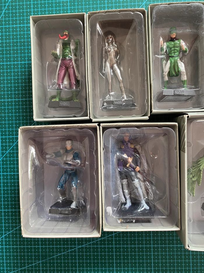 Lot 7 Figurines Marvel Super Heroes Eaglemoss - Lizard Vulture Balder etc - 2008 - 2019 Disney - photo numéro 2