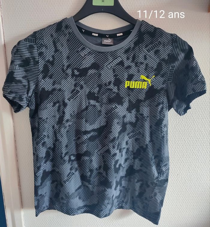 Tee shirt puma 11/12 ans