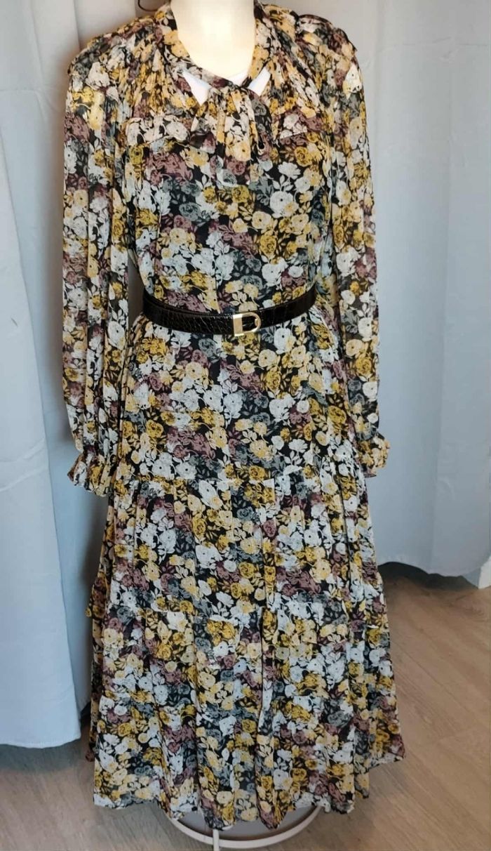 Robe longue style bohème Mango - photo numéro 3