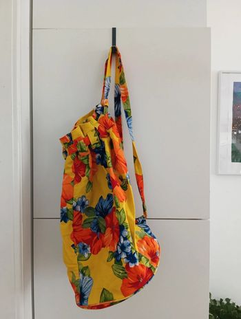 Grand Sac baluchon Promod vintage multicolore