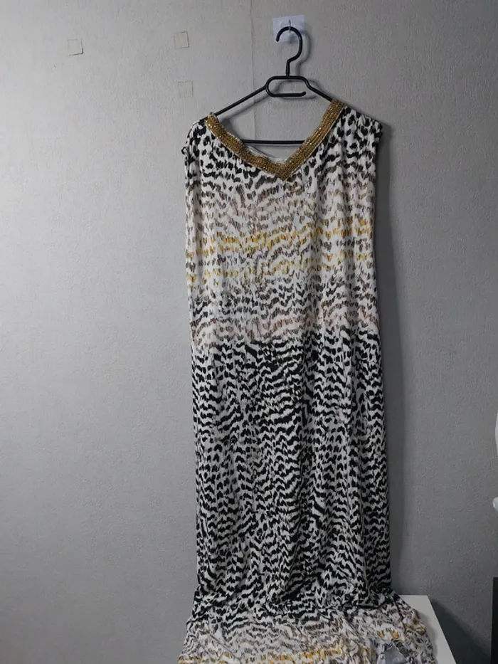 Longue robe imprimée